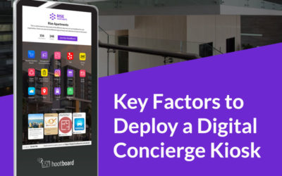 8 Key Factors for Deploying a Digital Concierge Kiosk