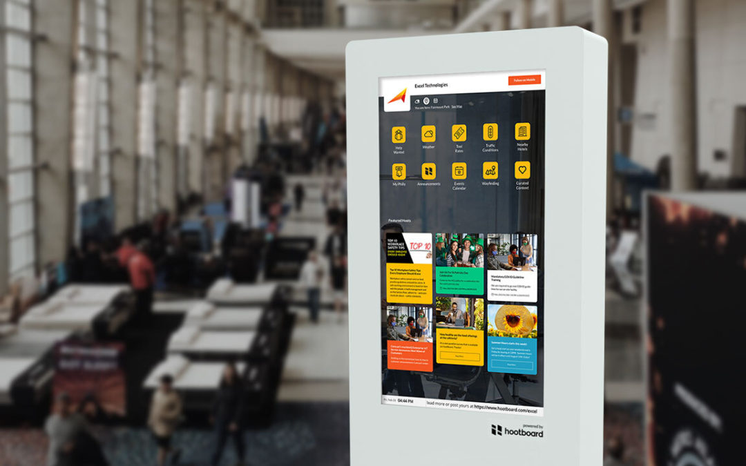 Interactive Touch Screen Kiosk Trade Show Booth