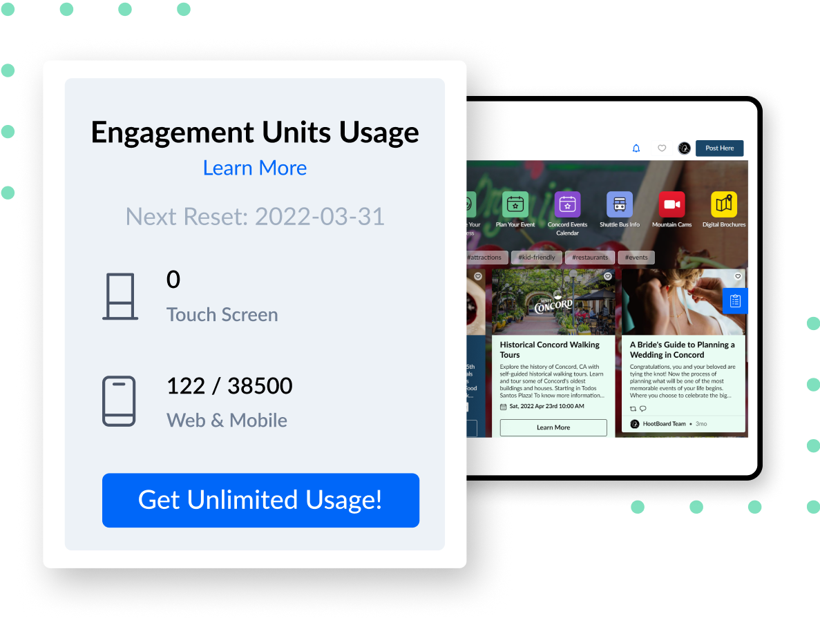 Engagement Units Usage