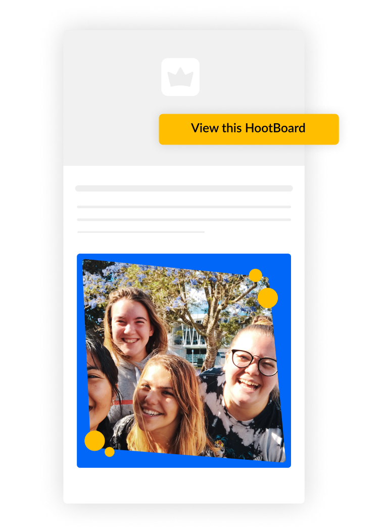 HootBoard PhotoBooth app and HootBoard Selfie Wall : Email
