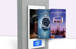 a watch and destination with DOOH ad examples