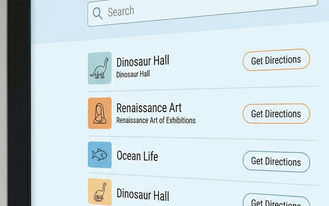 Interactive Wayfinding Kiosks for Museums | Improve Visitor Engagement