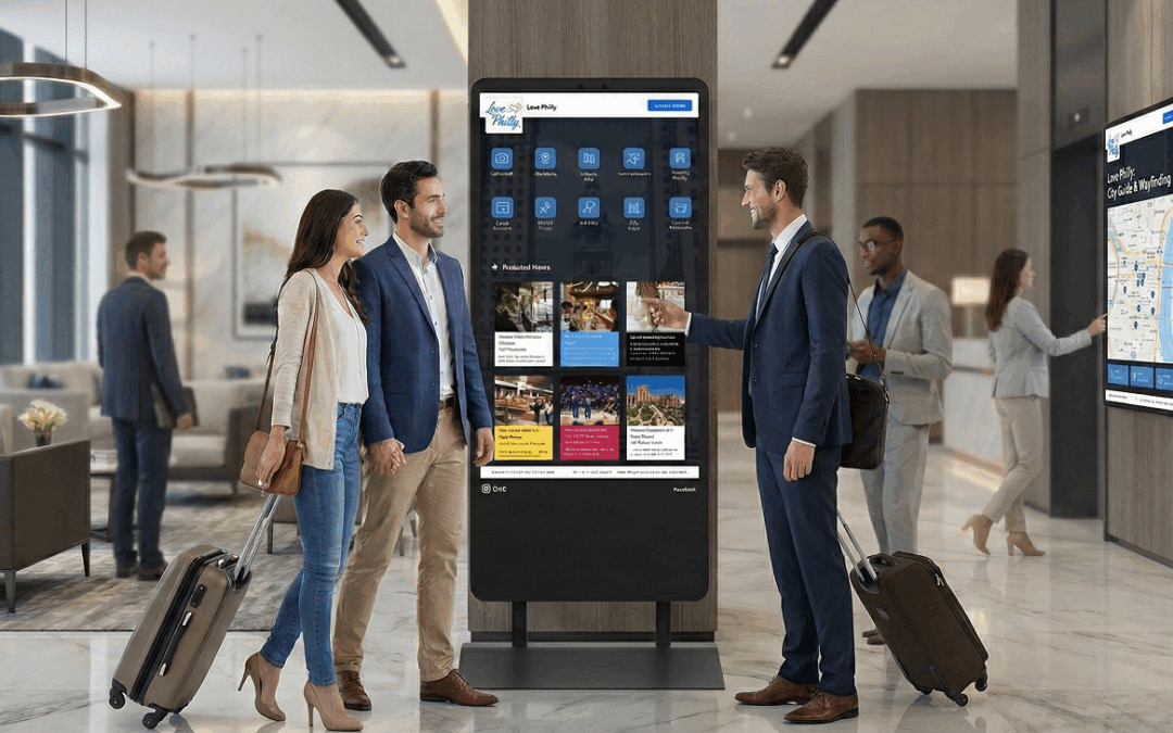 Interactive Guest Engagement Kiosks for Hotels | Smart Check-In & Wayfinding