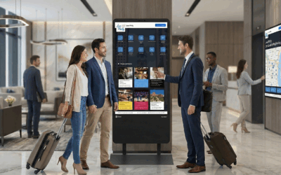 Interactive Guest Engagement Kiosks for Hotels | Smart Check-In & Wayfinding