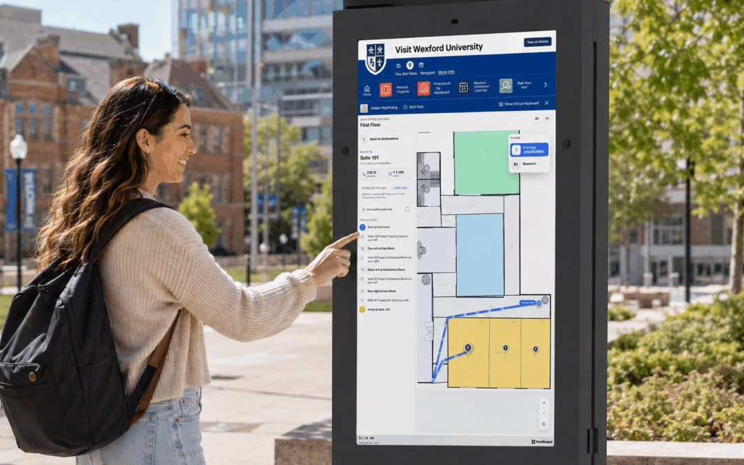 HootBoard Wayfinding: get anyone to any door — building or campus