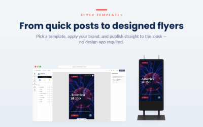 Flyer Templates: from quick posts to designed flyers